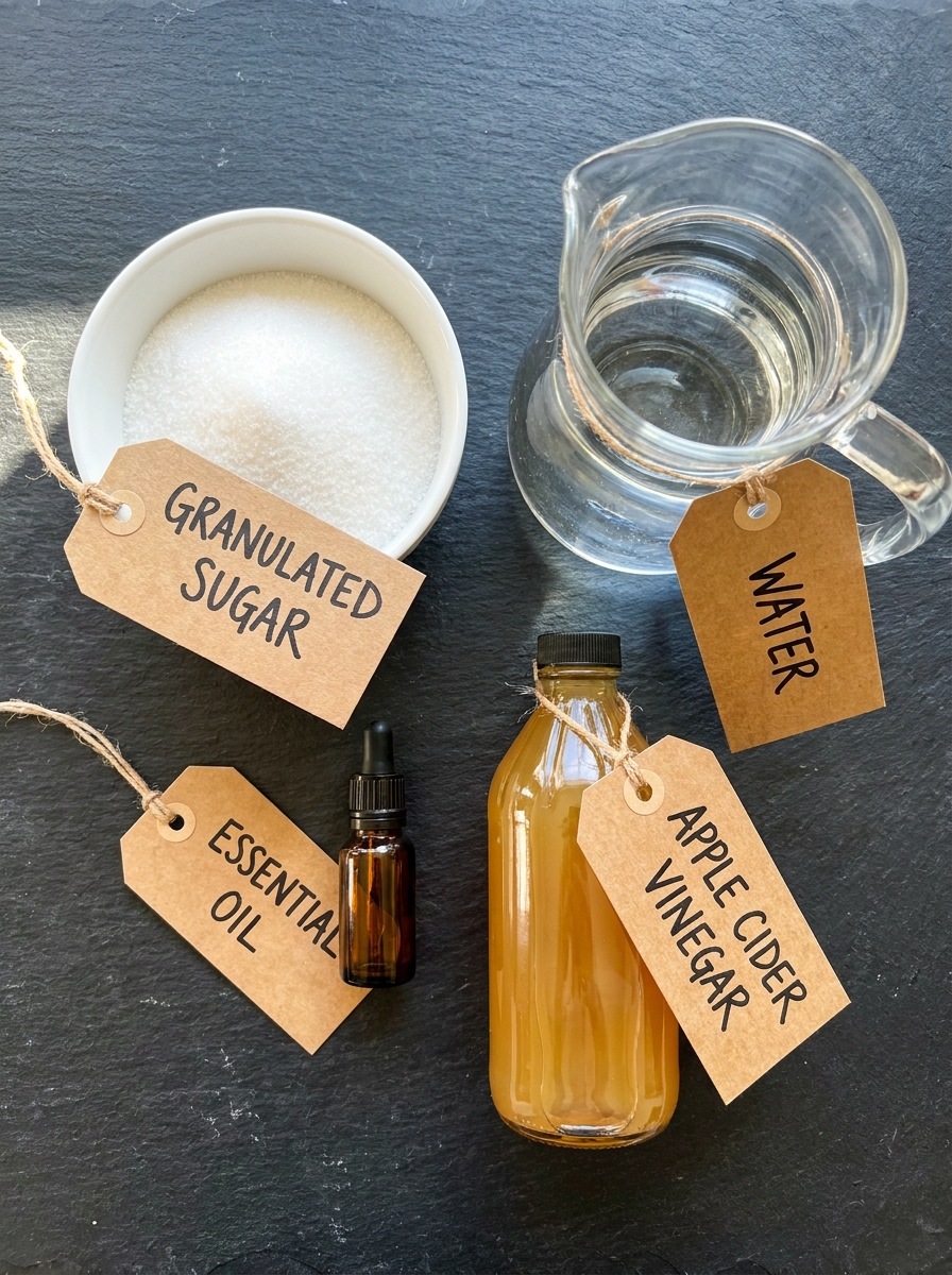 Honeybee syrup ingredients arranged 202608281108