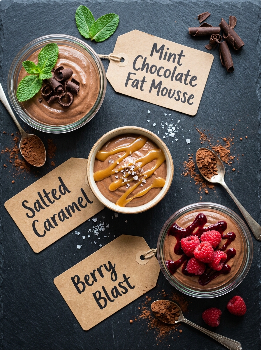 Keto chocolate mousse variations… 202608281145