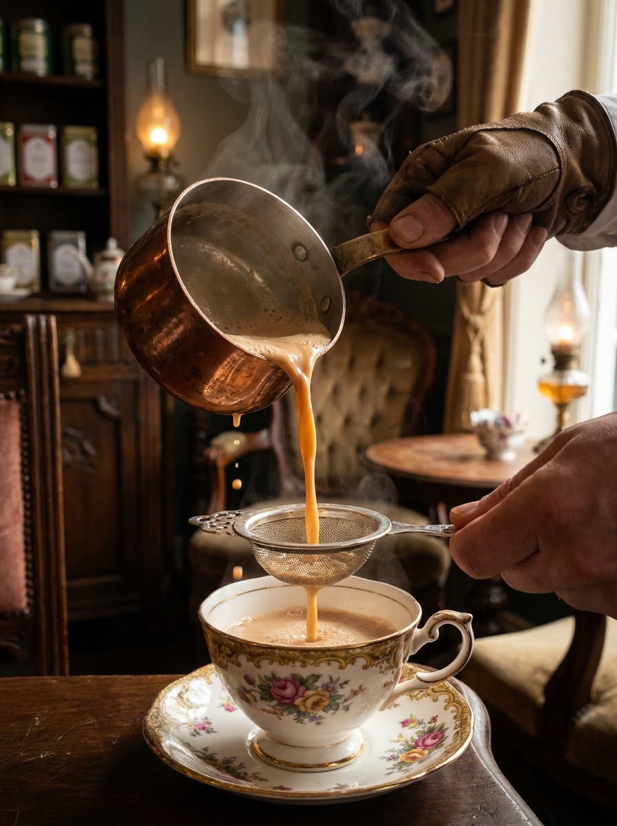Pouring royal milk tea 202608281533