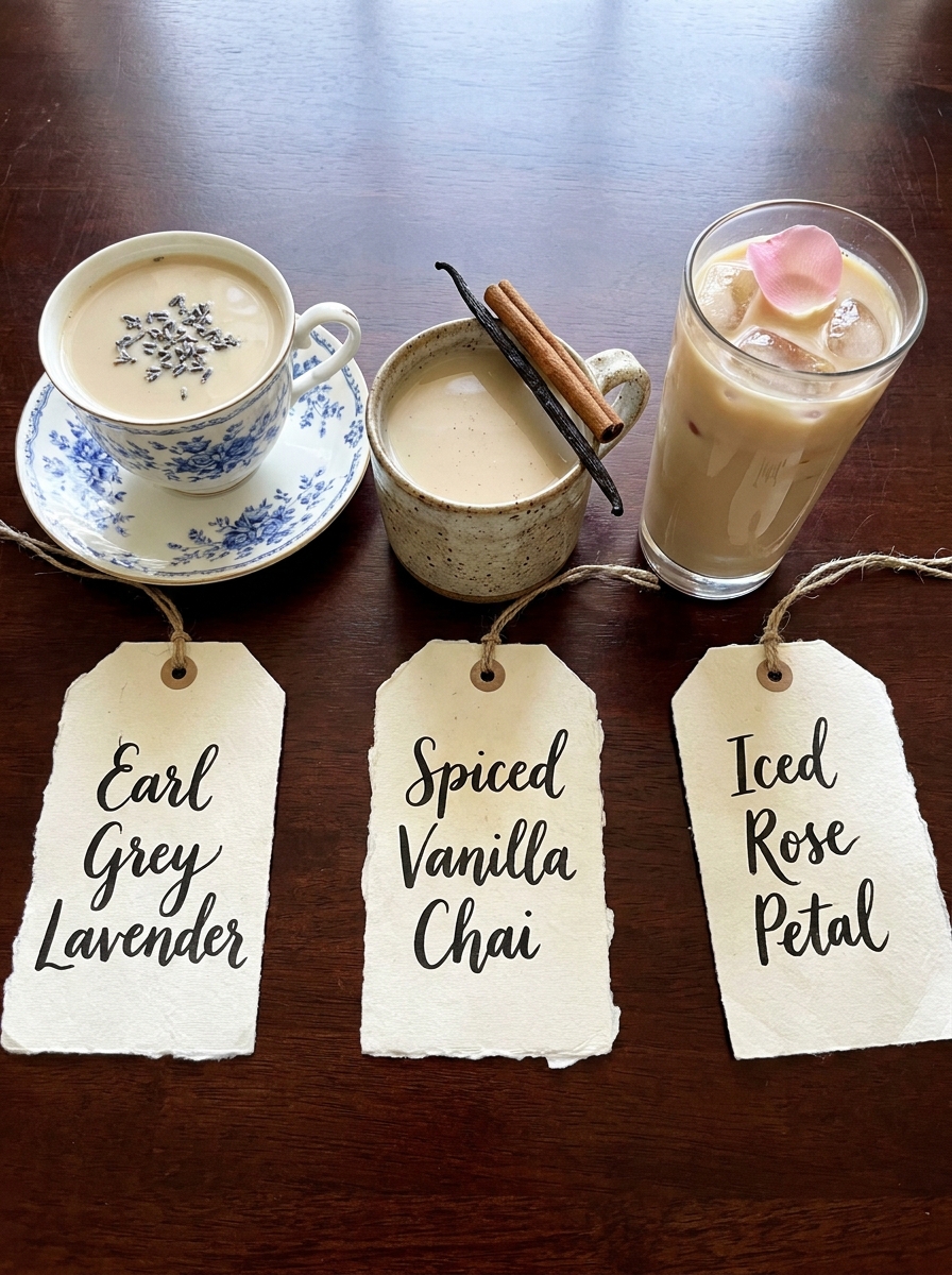Royal milk tea variations arranged 202608281536