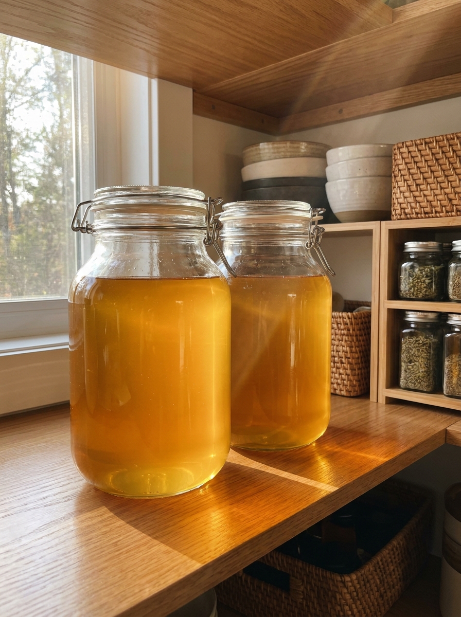 Sugar syrup in glass jugs 202608281109