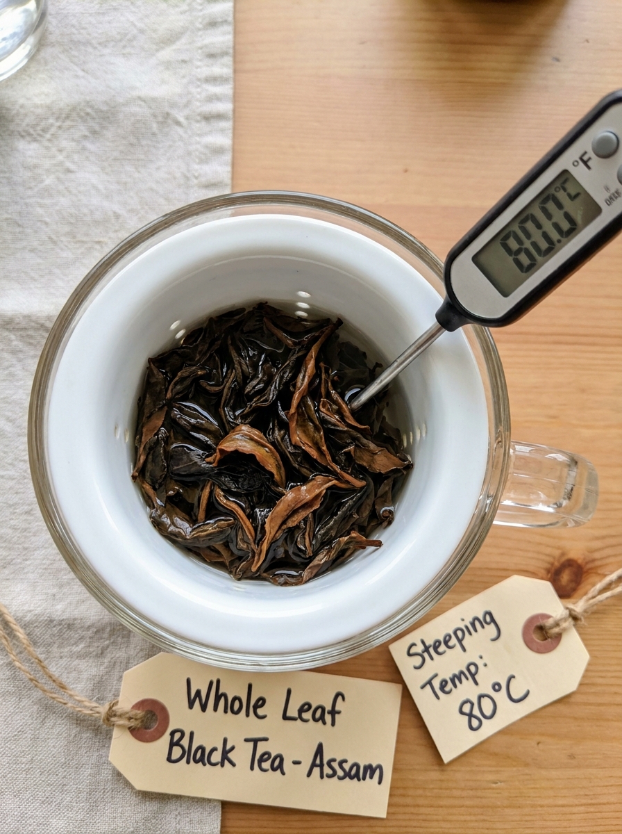 Tea leaves with thermometer 202608281533