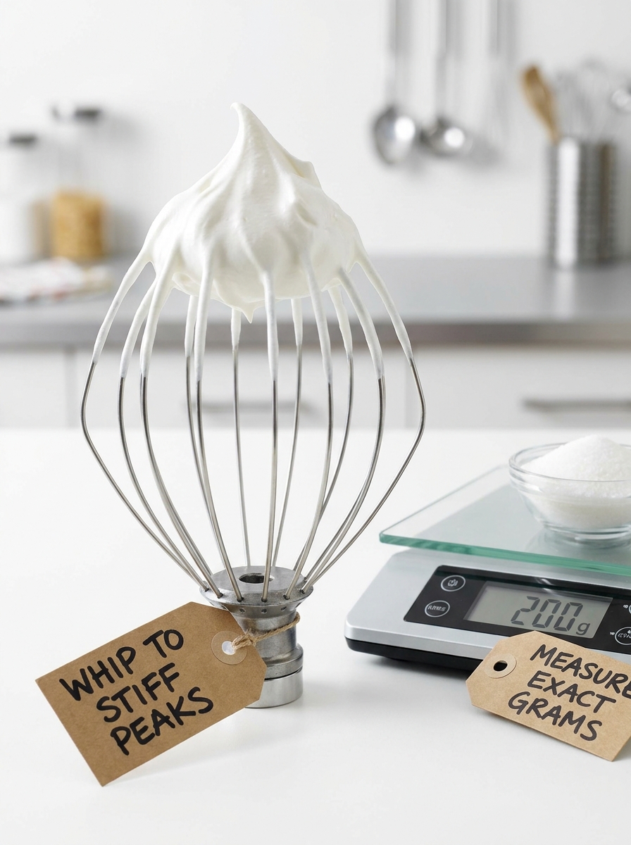 Whipping cream with kitchen scale 202608281145