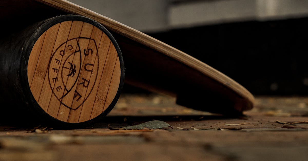close up image of a longboard resting on the ground featuring sure coffee branding ideal for lifest 1