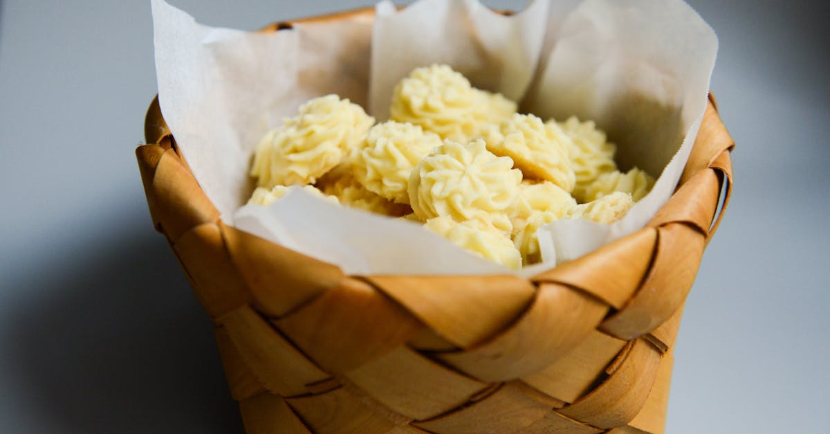 delicious homemade butter cookies in a woven basket perfect for dessert lovers 10