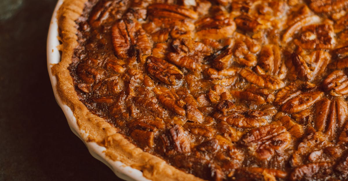 delicious homemade pecan pie with golden crust captured in a close up for food lovers 23