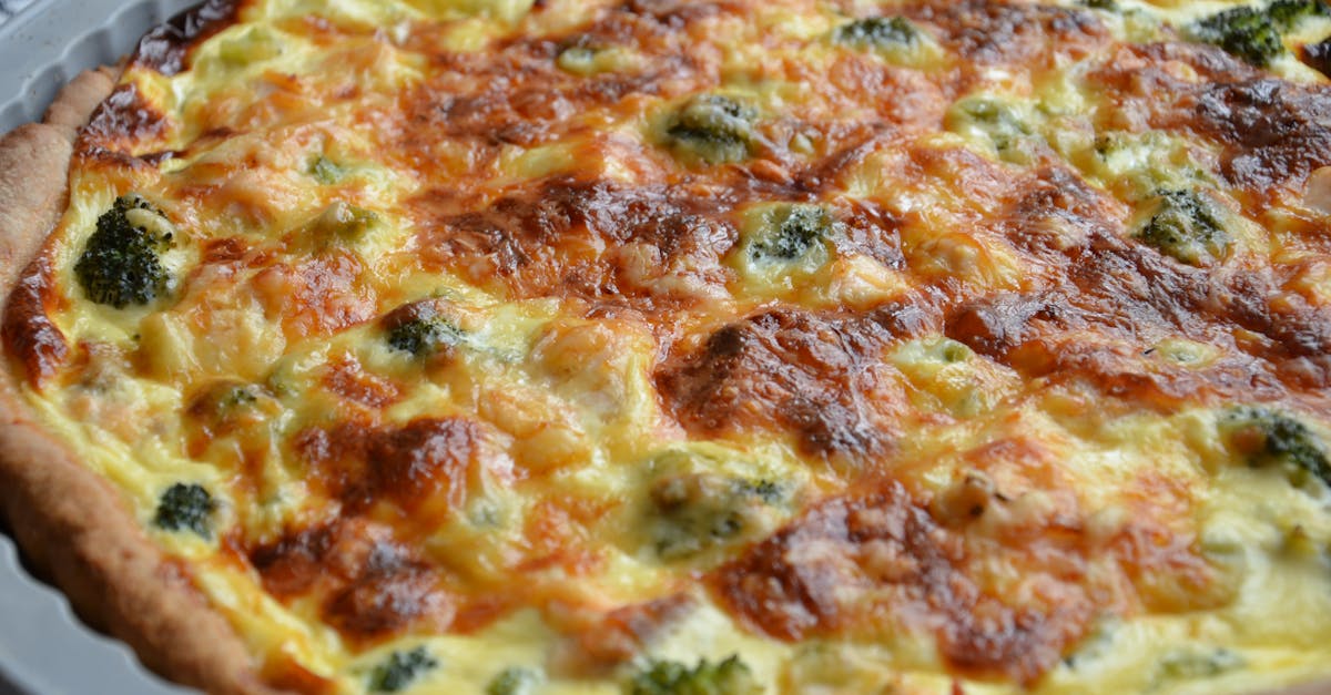 delicious homemade quiche with cheese and broccoli perfect for any meal or snack 5