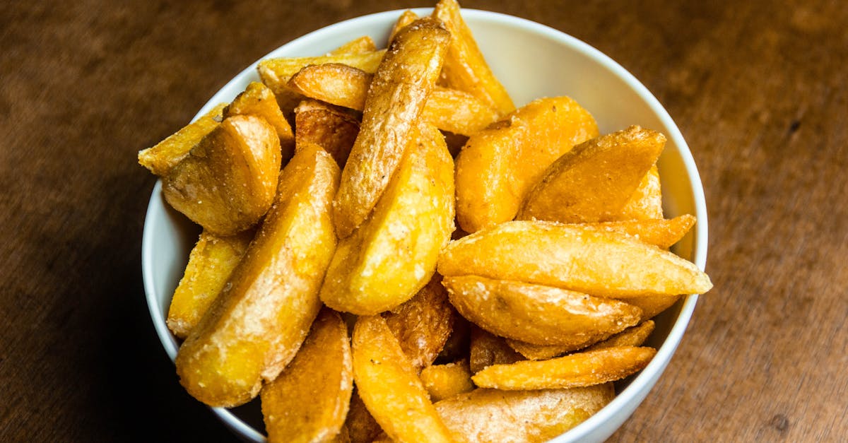 enjoy delicious homemade golden french fries served in a classic white bowl