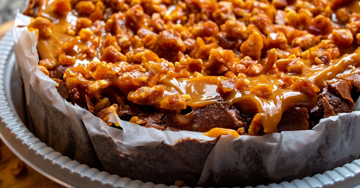 mouth watering caramel nut cake with a rich delicious topping perfect for dessert lovers 1