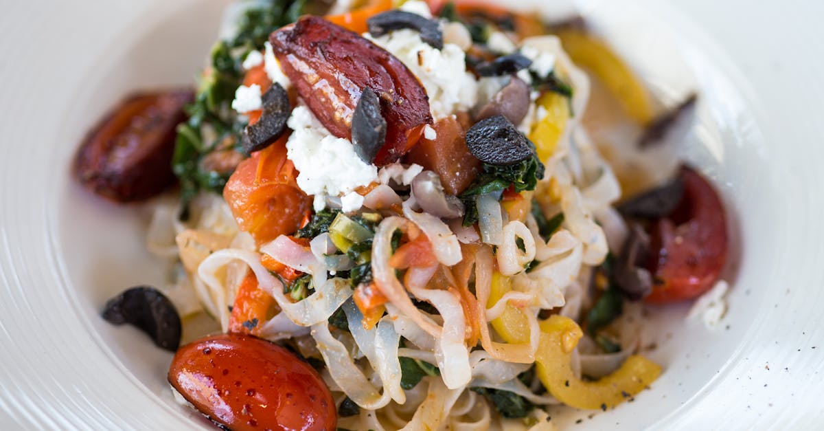 savor this vibrant mediterranean pasta salad with fresh veggies and feta cheese 1