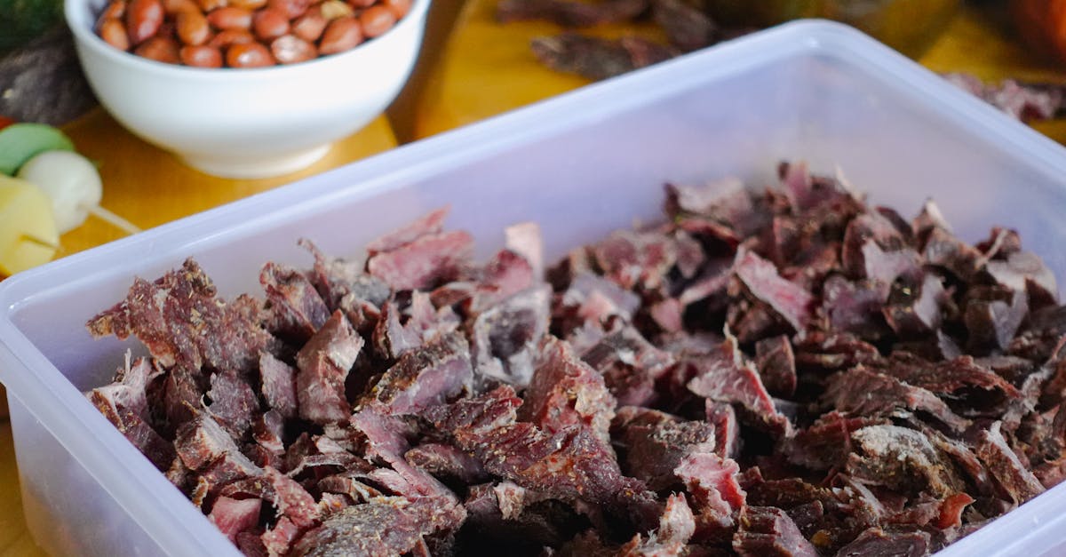 sliced biltong and peanuts in bujumbura showcasing traditional african cuisine 2