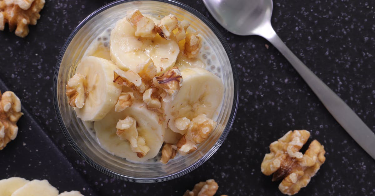 top view of banana and walnut parfait perfect for a healthy breakfast 11